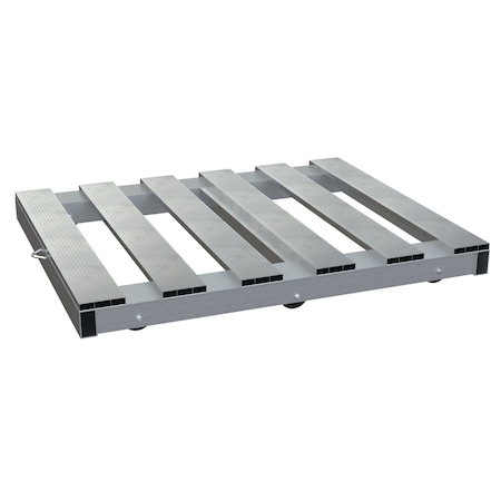 Vestil 42x48 Alum Dolly Pallet Top w/Tilt DOL-PT-4248-6T